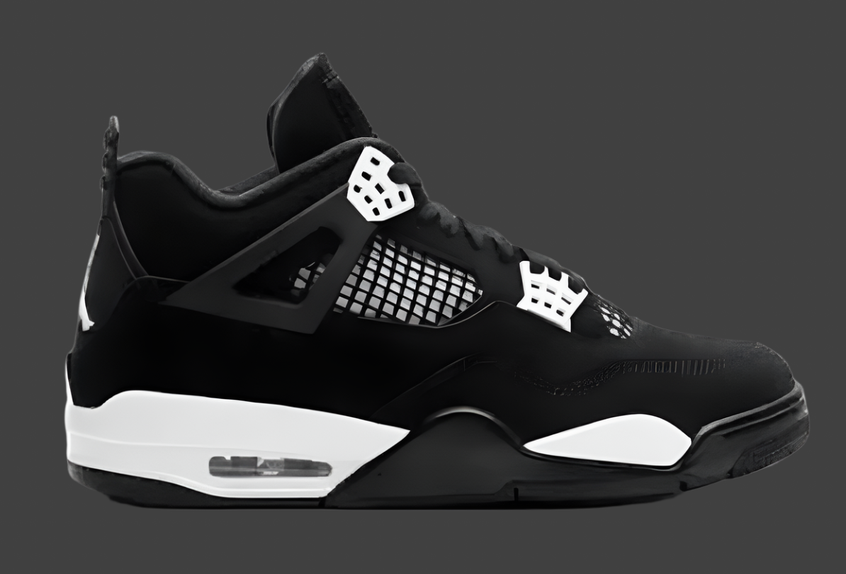 Jordan 4 White thunders