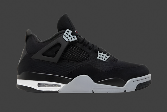 Jordan 4 black canvas