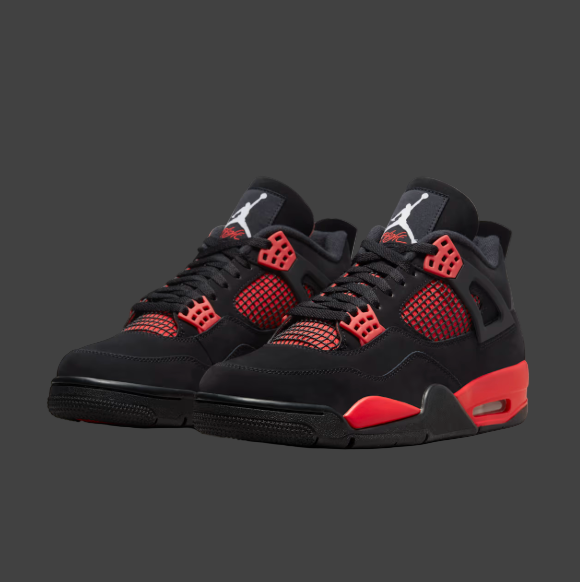 Jordan 4 Red Thunders